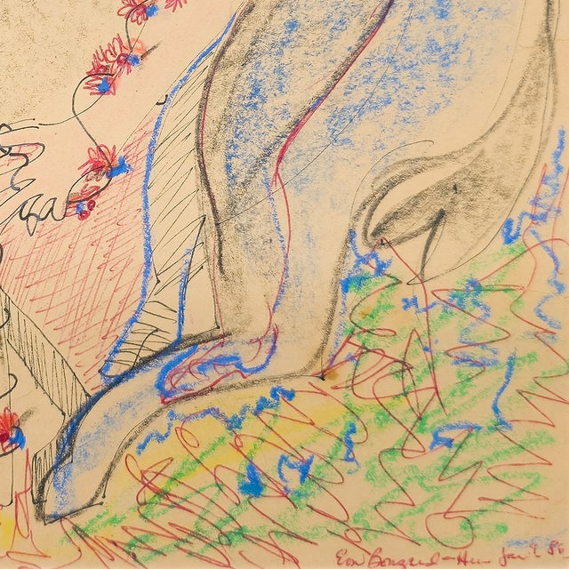 1980s Horse, Kitty, and Me - Eva Bouzard-Hui, C. 1986 For Sale - Image 5 of 10