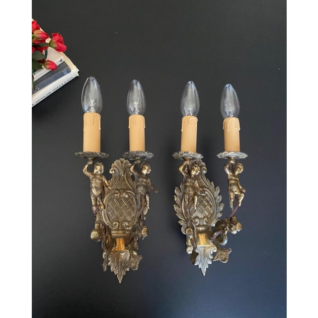 Sconces, Italy, 1960s, Set of 2 For Sale - Image 9 of 9