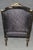 Fine Quality Distressed Ebonized French Bronze Mounted Louis XVI Armchair For Sale - Image 9 of 9