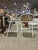 Metal Summers Classic White Patio Set With Tall Table & 2 Patio Chairs For Sale - Image 7 of 8