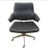 1960s Jacob Jensen for Labofa Black Leather Office Chair For Sale - Image 5 of 7