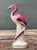 Bright Pink Vintage MCM Glazed Ceramic Flamingo For Sale - Image 8 of 12