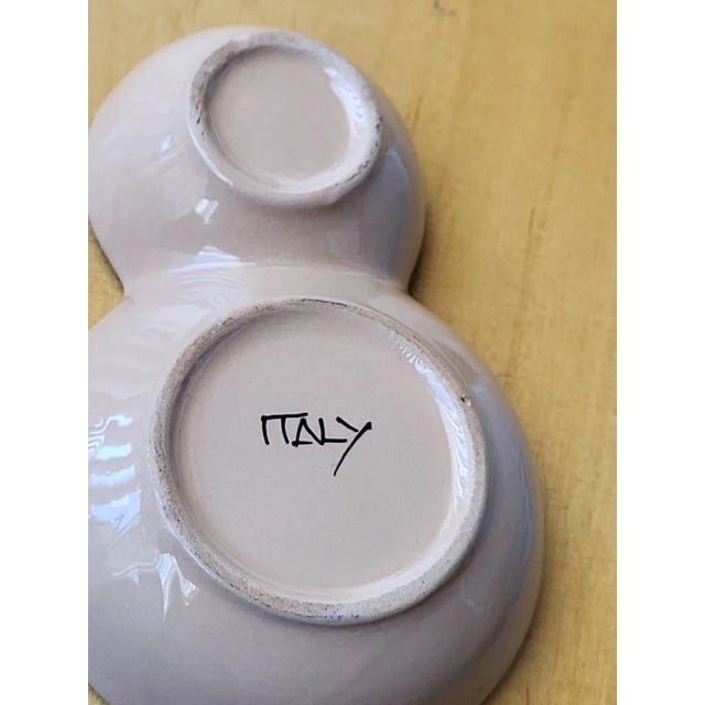 Early 20th Century Italian Handpainted Girasole Ceramic Serving Bowl For Sale - Image 4 of 6