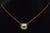 Gia Certified Natural 1.76Cts Emerald Diamond 18k Solid Gold Necklace For Sale - Image 11 of 17