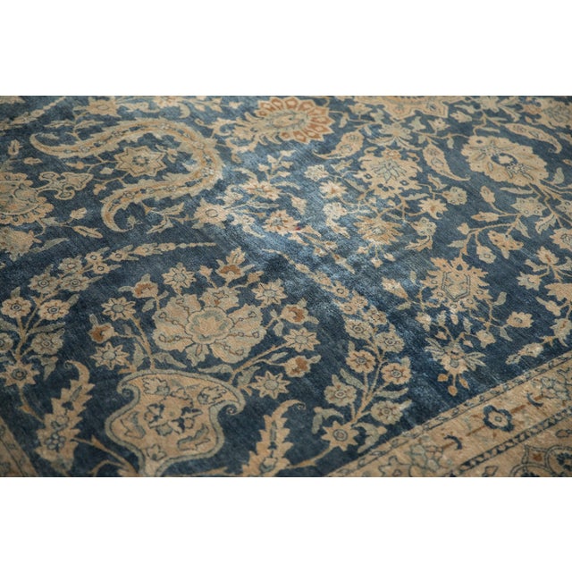 Vintage Distressed Yezd Carpet - 8'9" x 11'5" For Sale - Image 15 of 15
