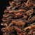 Brown Vintage Chinese Boxwood Nine Dragon Screen | Master Carved Table Screen With Gemstone Inlay For Sale - Image 8 of 9