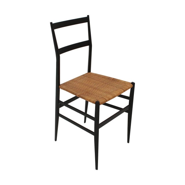 Mid-Century Modern Set of 699 Superleggera Chairs by Gio Ponti for Cassina, 1957 For Sale - Image 3 of 9