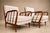 Mid-Century Brazilian Armchairs by Rino Levi, Hardwood & Bouclé, 1960s For Sale - Image 18 of 18