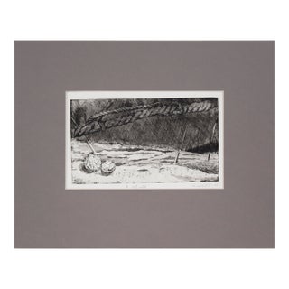 "Ii Walnuts" - Intaglio Print by Tomoya Uchida For Sale