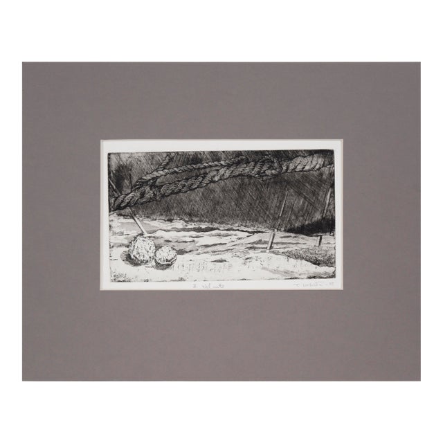 "Ii Walnuts" - Intaglio Print by Tomoya Uchida For Sale