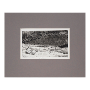 "Ii Walnuts" - Intaglio Print by Tomoya Uchida