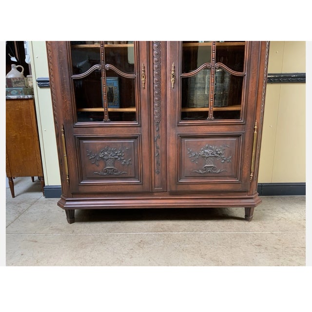 Antique Art Nouveau Display Cabinet, 1910 For Sale - Image 11 of 12