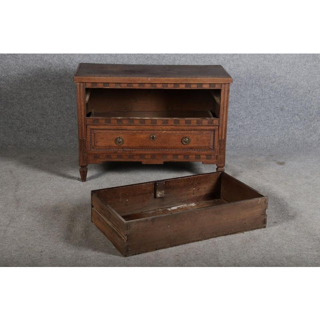 Baroque Chest of Drawers in Oak, 1780s For Sale - Image 18 of 18