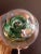 Vintage Signed Polish Crystal Green Swirl Art Glass Paper Weight For Sale In Dallas - Image 6 of 7
