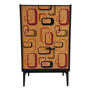 Vintage Beech Wardrobe, 1960s For Sale