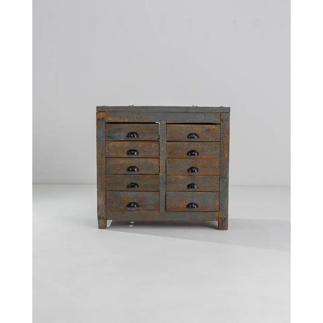 20th Century, French Industrial Drawer Bank For Sale In Greensboro - Image 6 of 13