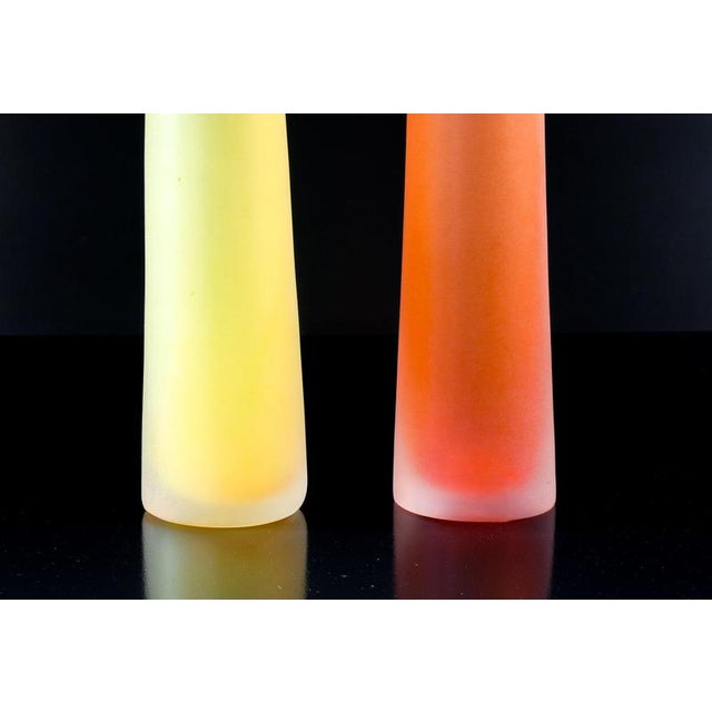 Bamboo Vases by Laura De Santillana for Arcade, Set of 2 For Sale - Image 5 of 14