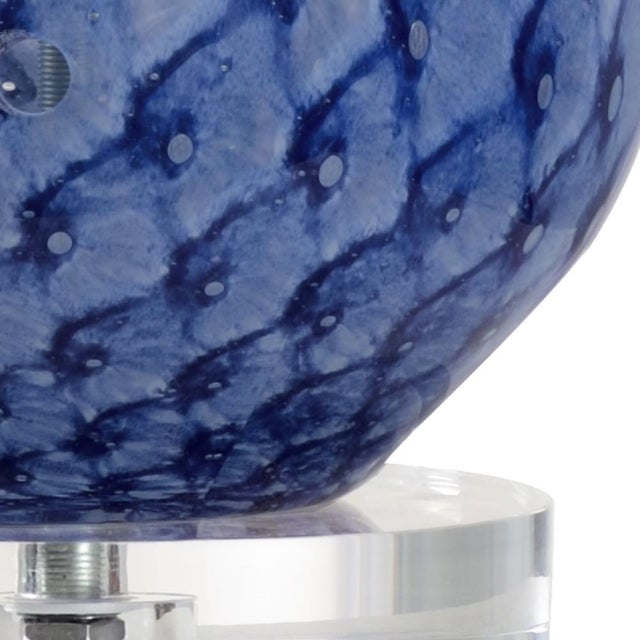 Contemporary Vietri for Wildwood Lapis Table Lamp For Sale - Image 3 of 4