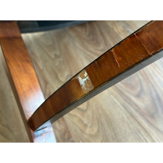 1990s 1990s Maitland Smith Inlaid Veneer Oval Coffee/Cocktail Table For Sale - Image 5 of 6
