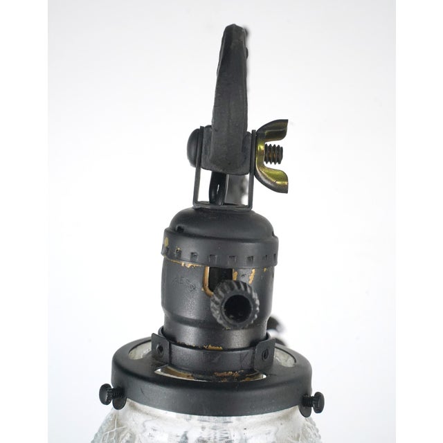 Early 20th Century Restored Victorian Wrought Iron Bridge Floor Lamp For Sale - Image 14 of 15