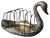 Vintage Italian Silver-Plated Swan Toast Rack, 1970s For Sale