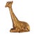 Hollywood Regency Gilt Chalkware Giraffe Sculpture 25.5" For Sale - Image 9 of 16