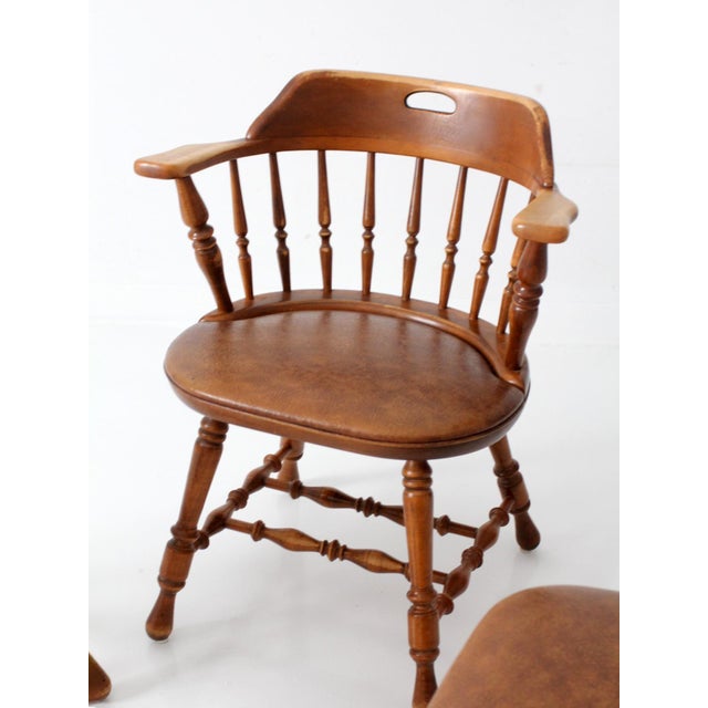 Mid-Century Dinaire Windsor Dining Chairs Set 6 For Sale - Image 12 of 18