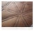 New Handmade Wallpaper With Metallic Geometric Pattern on Paper-Textile Runo For Sale