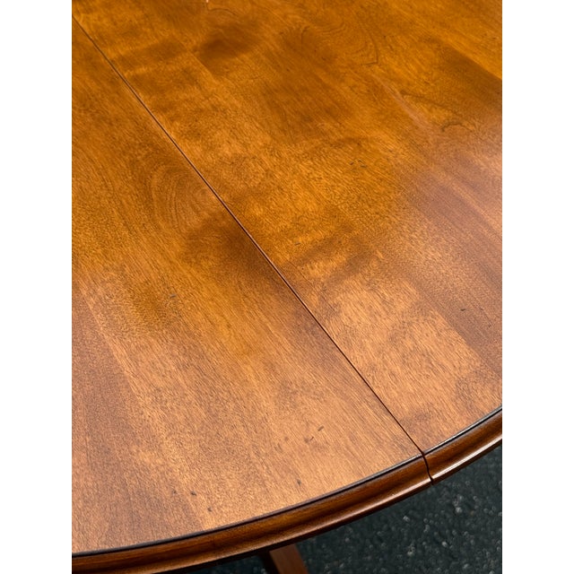 Traditional Nichols and Stone Diminutive Dining Table With Leaf For Sale - Image 3 of 10