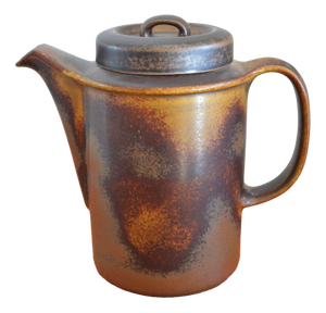 Finnish Ruska Stoneware Coffee Pot by Ulla Procope for Arabia, 1960s