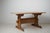 Antique Northern Swedish Pine Handmade Trestle Desk For Sale - Image 5 of 15