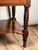 Brown Antique Federal Mahogany Two Drawer Work Stand With Lions Head Pulls C. 1820 For Sale - Image 8 of 11