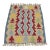 1970s Scandinavian Blue Kilim Rug For Sale