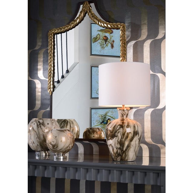 Wildwood Wildwood Calacatta Gold Vase, Small For Sale - Image 4 of 6