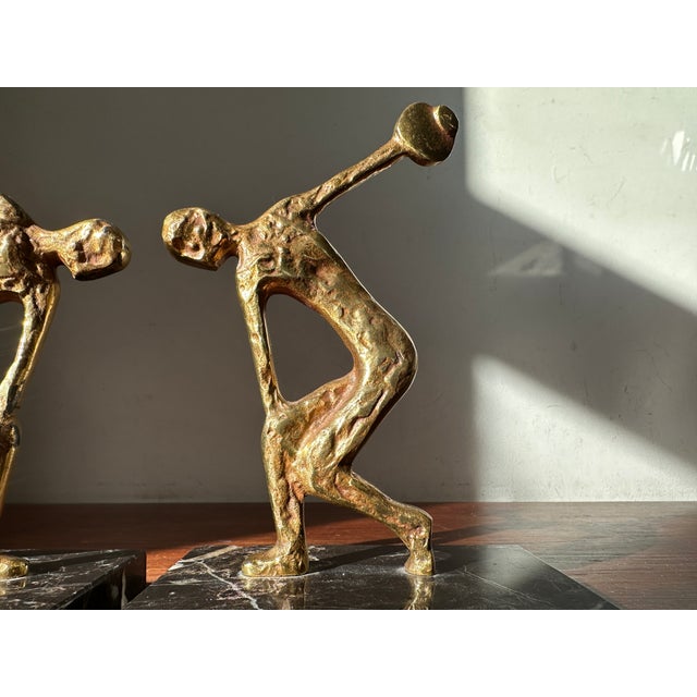 Vintage Brutalist Bookends, 1970s, Set of 2 For Sale - Image 3 of 17