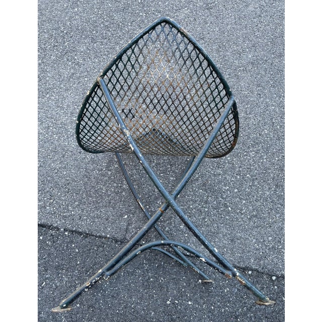 Metal Mid 20th Century Maurizio Tempestini Salterini Clamshell Orange Slice Ottoman For Sale - Image 7 of 7