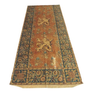 Monumental Arts & Crafts Portiere or Wall Hanging Tapestry For Sale