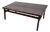 Rectangular Ebonized Walnut and Glass Coffee Table, Italy, 1960s For Sale