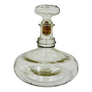 Vintage Glass Decanter For Sale