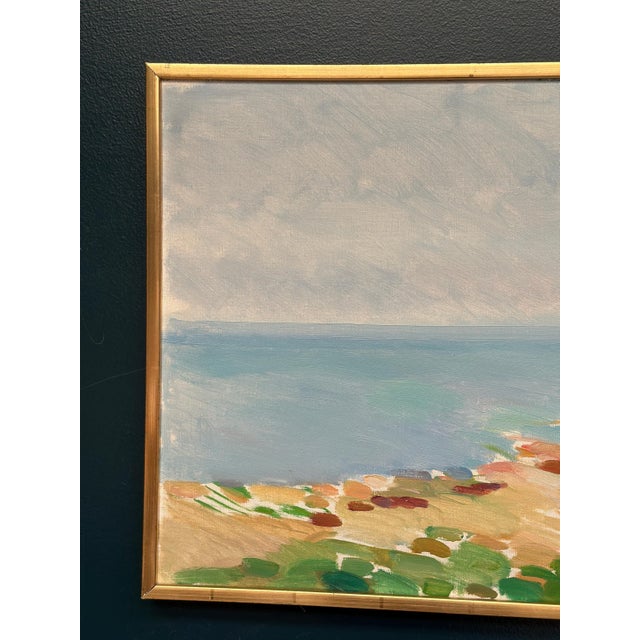 Eric Elfvén, Coast, 1950s, Oil Painting on Panel, Framed For Sale - Image 9 of 18