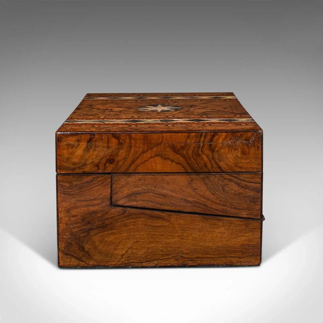 1830's Antique Ladies Utility Box For Sale - Image 6 of 12