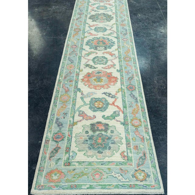 Turkish Oushak Rug 2'4" x 10'2" #20264 Explore a curated collection of hallway runners, wool rugs, and handmade...