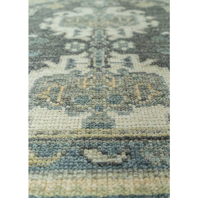 Turkish Turkish Oushak Rug 2'10" x 8'8" #20260 For Sale - Image 3 of 8