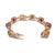 Bochic “Capri” Vintage Ruby & Multi Sapphire Cuff Set In 18K Gold & Silver For Sale - Image 4 of 9