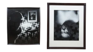 Todd Watts "Chaos in Wien" 1984-85 Surrealism Gelatin Silver Print Photography - Set of 2