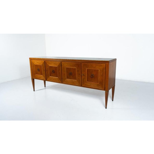 Brown Mid-Century Modern Sideboard by Paolo Buffa, 1950s For Sale - Image 8 of 17