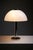 German Mushroom Table Lamp with Chrome Base & Acrylic Shade from Beisl Leuchte, 1970s For Sale - Image 4 of 16