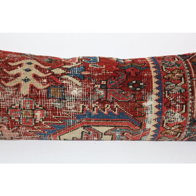 Early 20th Century Decorative Handmade Antique Tribal Pillow -16'' X 43'' For Sale - Image 5 of 10