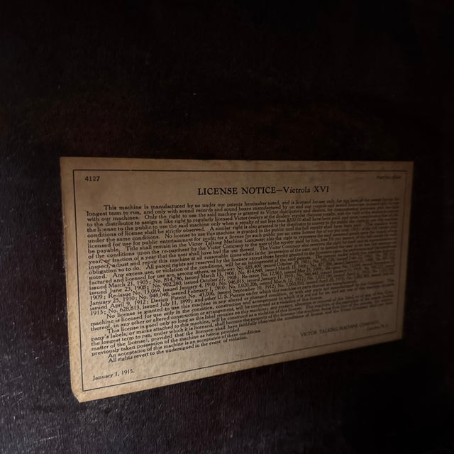 Antique Victor Victrola XVI Phonograph For Sale - Image 12 of 12