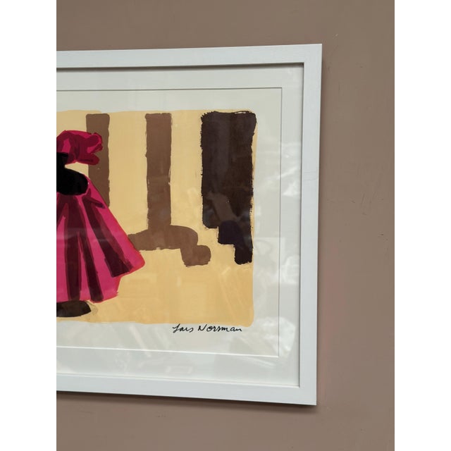 Lars Norrman, African Woman, 1950s, Lithograph, Framed For Sale - Image 10 of 18